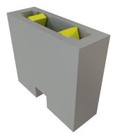 SAMTEC SNM-100-BK-G 跳线(母线), 分接器, TMS, MTMS, DWM Series Terminal Strips, 2 路, 2.54 mm, SNM