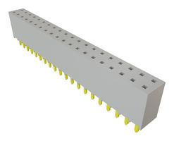 SAMTEC SSW-120-01-T-D PCB插座, 板至板, 2.54 mm, 2 排, 40 触点, 通孔安装