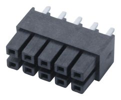 SAMTEC IPS1-105-01-L-D PCB插座, 电源端子, 板至板, 2.54 mm, 2 排, 10 触点, 通孔安装, IPS1