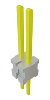 SAMTEC TMS-102-01-G-S 引脚针座, 微型, 板至板, 1.27 mm, 1 排, 2 触点, 通孔安装, TMS