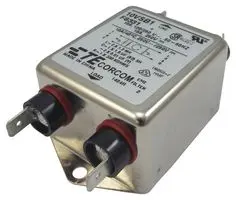 CORCOM - TE CONNECTIVITY 10ESB1 电源线滤波器, 机壳, 通用, 250 VAC, 10 A, 单相, 1阶, 底板安装