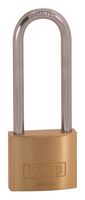 CK TOOLS K12040L63D Padlock, Brass, 63mm Long Shackle, 40mm