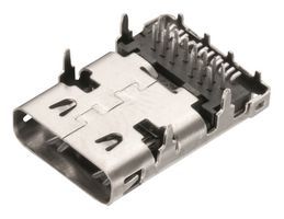 WURTH ELEKTRONIK 632723100021 USB Connector, Horizontal, USB Type C, USB 3.1, Receptacle, 24 Ways