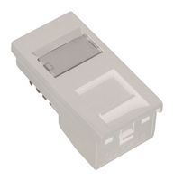 TUK SJKWHB Modular Connector, RJ45 Jack, 1 x 1 (Port), 8P8C, Cat6, Cable Mount