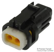 EDAC 565-002-000-410 连接器外壳, 防水, 565, 插座, 2 路, 2.5 mm, 565系列 母压接触芯
