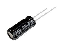 PANASONIC EEUFR1E470 铝电解电容, 低ESR, 47 µF, 25 V, ± 20%, 径向引线, 5000 小时 @ 105°C, 极性