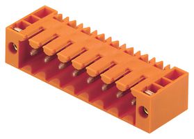 WEIDMULLER 1607110000 端子块, 针座, 3.5 mm, 10 路, 17 A, 320 V, 通孔直角