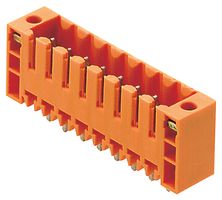 WEIDMULLER 1607570000 端子块, 针座, 3.5 mm, 9 路, 17 A, 320 V, 通孔竖直