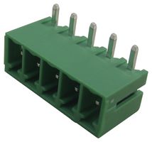 IMO PRECISION CONTROLS 21.155MH/5-E 端子块, 水平, 针座, 3.81 mm, 5 路, 10 A, 250 V, 通孔直角