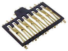 TE CONNECTIVITY 2286981-1 存储卡连接器, Micro SD, 推-拉