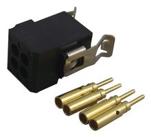 HARWIN M80-8130405 矩形连接器, 锁扣, Datamate L-Tek M80, 4 触点, 插头, 2 mm, 压接, 2排