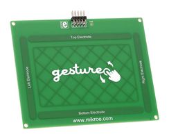 MIKROELEKTRONIKA MIKROE-1723 Evaluation Module, MGC3130 3D Gesture Recognition Controller, 10cm Detection Range