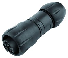 BINDER 99-6502-000-08 Circular Connector, 26-14AWG, Circular Power Connector, HEC 696 Series, Cable Mount Receptacle