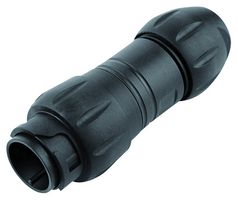 BINDER 99-6517-000-12 Circular Connector, 26-18AWG, Circular Power Connector, HEC 696 Series, Straight Plug, 12 Contacts