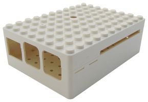 MULTICOMP PRO CBPIBLOX-WHT. Enclosure, 88.8 mm x 64.5 mm x 30.5 mm, Raspberry Pi Model B+/2B/3B Development Boards, ABS, White