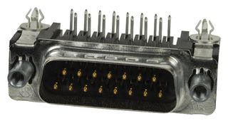 AMP - TE CONNECTIVITY 5747841-6 D-Sub 连接器, DB15, 标准, 插头, AMPLIMITE HD-20, 15 触点, DA, 焊接