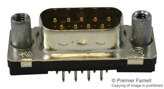 AMP - TE CONNECTIVITY 1-5747871-4 D Sub Connector, Standard, Plug, AMPLIMITE HD-20, 9 Contacts, DE, Solder