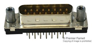 AMP - TE CONNECTIVITY 1-5747872-6 D-Sub 连接器, DB15, 标准, 插头, AMPLIMITE HD-20, 15 触点, DA, 焊接