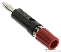 POMONA 2894-2 Connector Adapter, Binding Post, 1 Ways, Banana, 1 Ways, Plug