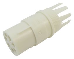 TE CONNECTIVITY 293616-1 圆形连接器, 标准圆形连接器, Nector M Series, 电缆安装插座, 5 触点, 压接引脚-无触芯, 螺纹