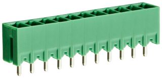 CAMDENBOSS CTBP93VE/11 Terminal Block, Closed Ended, Header, 3.81 mm, 11 Ways, Through Hole Vertical