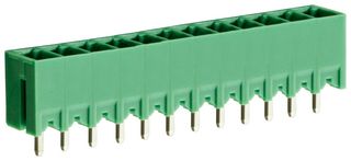 CAMDENBOSS CTBP93VE/12 Terminal Block, Closed Ended, Header, 3.81 mm, 12 Ways, Through Hole Vertical