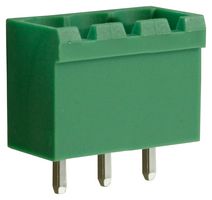 CAMDENBOSS CTBP9300/3 Terminal Block, Closed Ended, Header, 5 mm, 3 Ways, Through Hole Vertical