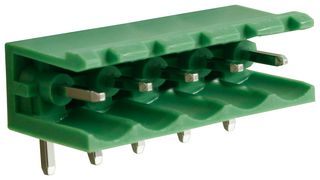 CAMDENBOSS CTBP9350/5AO Terminal Block, Open Ended, Header, 5 mm, 5 Ways, Through Hole Right Angle