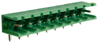 CAMDENBOSS CTBP9350/9AO 端子块, 开口式, 针座, 5 mm, 9 路, 通孔直角