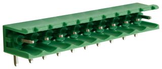 CAMDENBOSS CTBP9350/10AO Terminal Block, Open Ended, Header, 5 mm, 10 Ways, Through Hole Right Angle