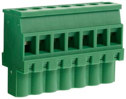 CAMDENBOSS CTBP92VJ/7S Pluggable Terminal Block, 5.08 mm, 7 Ways, 28 AWG, 14 AWG, 1.5 mm², Clamp