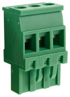 CAMDENBOSS CTBP92VJ/3R Pluggable Terminal Block, Reversed, 5.08 mm, 3 Ways, 28 AWG, 14 AWG, 1.5 mm², Clamp