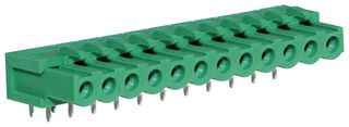 CAMDENBOSS CTBP97HJ/12 端子块, 插座, 5.08 mm, 12 路, 通孔直角