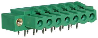 CAMDENBOSS CTBP97HJ/7FL 端子块, 带法兰, 插座, 5.08 mm, 7 路, 通孔直角