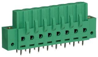 CAMDENBOSS CTBP97VJ/8FL Terminal Block, Flanged, Socket, 5.08 mm, 8 Ways, Through Hole Vertical