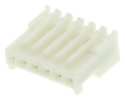 AMP - TE CONNECTIVITY 3-643814-6 IDC连接器, IDC插座, 母, 2.54 mm, 1排, 6 触点, 电缆安装