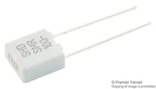 KEMET SMR5103J100J01L16.5CBULK General Purpose Film Capacitor, Metallized PPS, Radial Box - 2 Pin, 0.01 µF, ± 5%, 63 V, 100 V