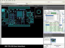CADSOFT IDF23D3-ASIA IDF至3D查看器, 3用户, 专业版, Linux / UNIX / Windows