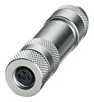 PHOENIX CONTACT 1542907 传感器连接器, 屏蔽, IP67, M8, 母, 3路, 螺丝插座, 直形线缆安装