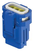 EDAC 560-003-000-410 连接器外壳, IP67, 蓝色, 1-1.3mm, E-Seal 560, 插座, 3 路, 2.5 mm, 565系列 母压接触芯