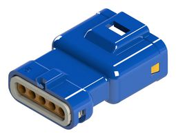EDAC 560-005-000-311 连接器外壳, IP67, 蓝色, 1.3-1.7mm, E-Seal 560, 插头, 5 路, 2.5 mm, 565系列 公压接触芯