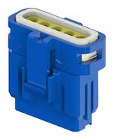 EDAC 560-005-000-410 连接器外壳, IP67, 蓝色, 1-1.3mm, E-Seal 560, 插座, 5 路, 2.5 mm, 565系列 母压接触芯