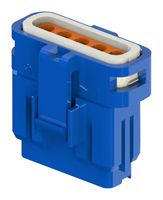 EDAC 560-005-000-411 连接器外壳, IP67, 蓝色, 1.3-1.7mm, E-Seal 560, 插座, 5 路, 2.5 mm, 565系列 母压接触芯