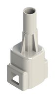 EDAC 572-001-000-100 连接器外壳, IP67, 白色, E-Seal 572, 插头, 1 路, 5.8 mm, 570系列 公压接触芯