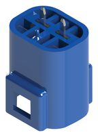 EDAC 572-002-420-301 引脚针座, 5.8 mm, 1 排, 2 触点, 通孔安装, E-Seal 572