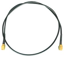 MULTICOMP PRO MC001053 射频/同轴电缆组件, RG174, 24 ", 610 mm, RG174, SMA直型插头, SMA直型插头, 50 ohm