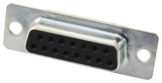 MH CONNECTORS MHDD15-F-T-B-S D Sub Connector, Standard, Receptacle, MHDD, 15 Contacts, DA, Solder