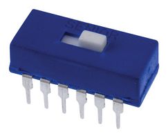 MULTICOMP SPC21205 Slide Switch, 4PDT, Through Hole, 300 mA, 125 V