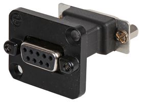 NEUTRIK NADB9FF-B 连接器适配器, D-sub, 馈通, 标准 D Sub, 插座, 9 路, 标准 D Sub, 插座, 9 路