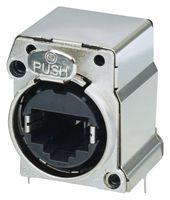 NEUTRIK NE8FBH-C5-S Modular Connector, RJ45 Jack, 1 x 1 (Port), 8P8C, Cat5e, Through Hole Mount
